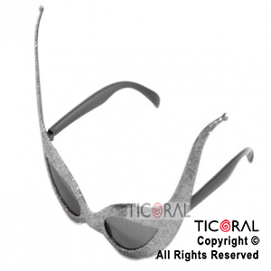 ANTEOJO HS3295-2 PLATA GATO ALARGADO x 1